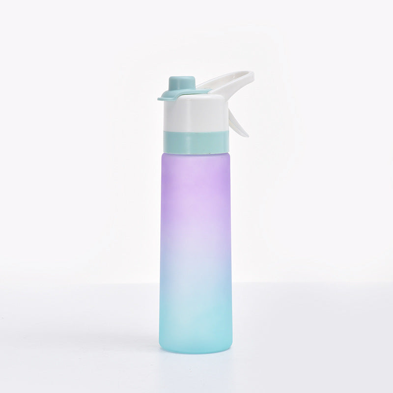 2-in-1 Spray Water Bottle - Sports Hydration & Cooling Mist Bottle