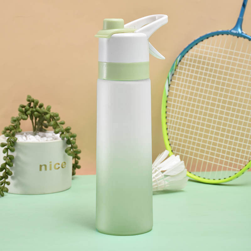 2-in-1 Spray Water Bottle - Sports Hydration & Cooling Mist Bottle