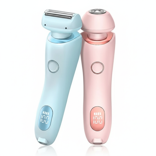 2-in-1 Electric Shaver - Vista angolata