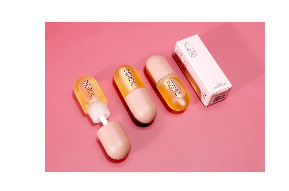 Aceite voluminizador de labios instantáneo de día y noche, transparente, duradero, nutritivo, reparador, reduce las líneas finas de los labios, cuidado de la belleza de los labios, cosmético.