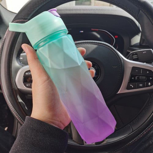 2-in-1 Spray Water Bottle - Sports Hydration & Cooling Mist Bottle