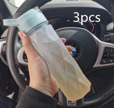 2-in-1 Spray Water Bottle - Sports Hydration & Cooling Mist Bottle