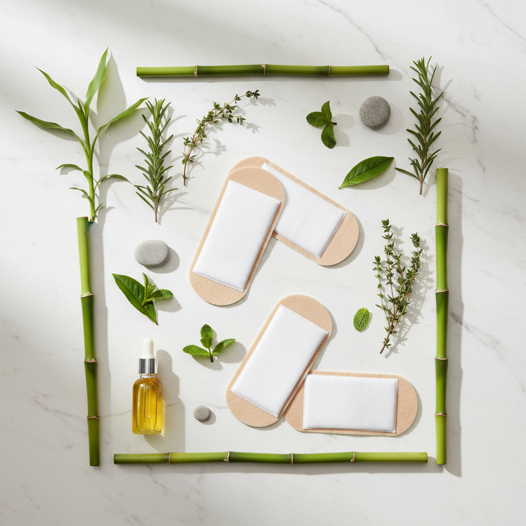 Botanical flat lay