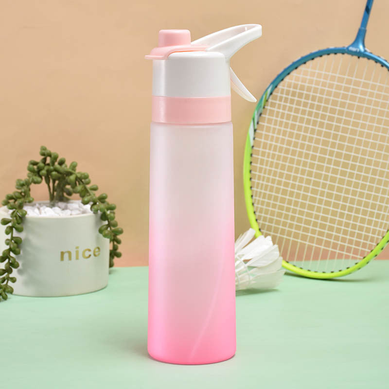 2-in-1 Spray Water Bottle - Sports Hydration & Cooling Mist Bottle