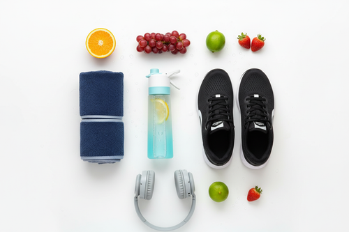 Fitness Flat Lay