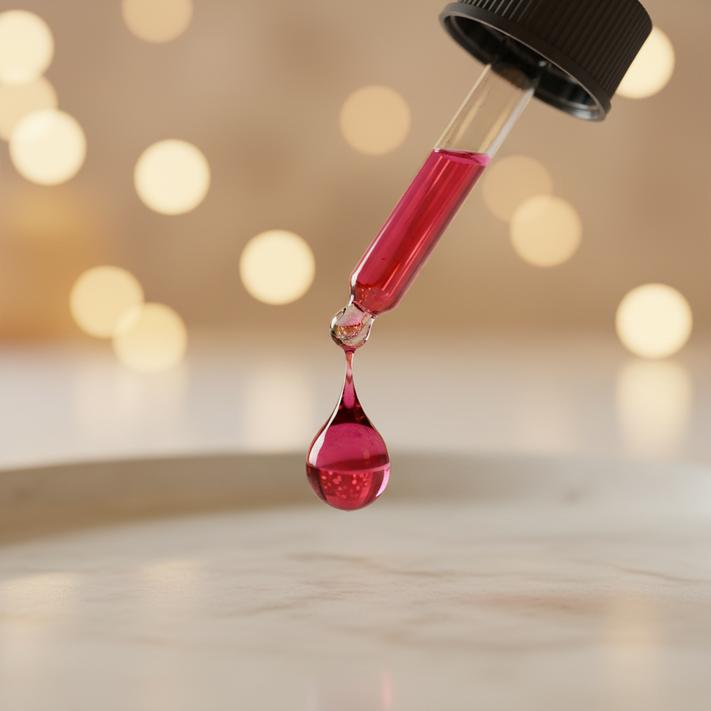 Virgin Red Raspberry Seed Oil - Application Drop