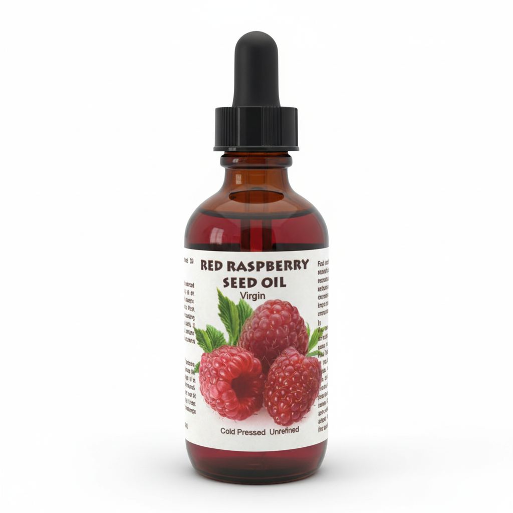 Virgin Red Raspberry Seed Oil - Exact Label