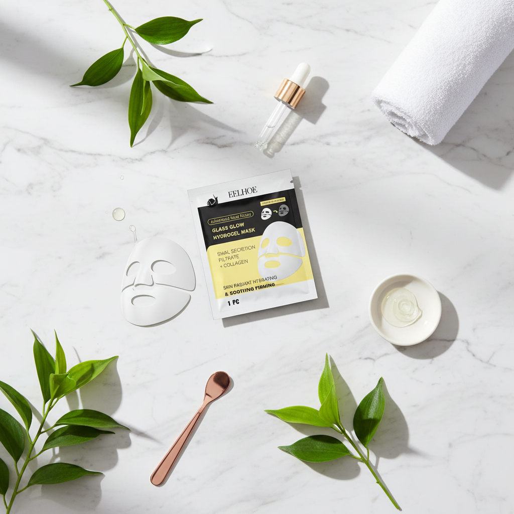 Vogue K-beauty flat lay